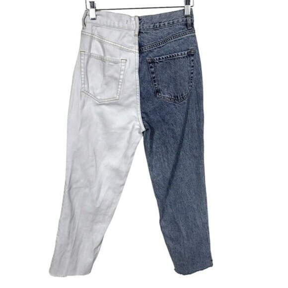 Pacsun Jeans Pants High Rise Straight Light Medium Denim Button Closure Size 26 - Picture 2 of 7